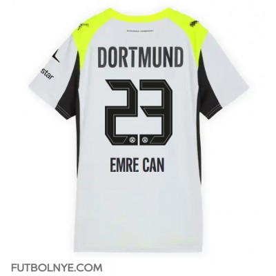 Camiseta Borussia Dortmund Emre Can #23 Visitante Equipación para mujer 2025-26 manga corta Camiseta Borussia Dortmund Emre Can #23 Visitante Equipación para mujer 2025-26 manga corta